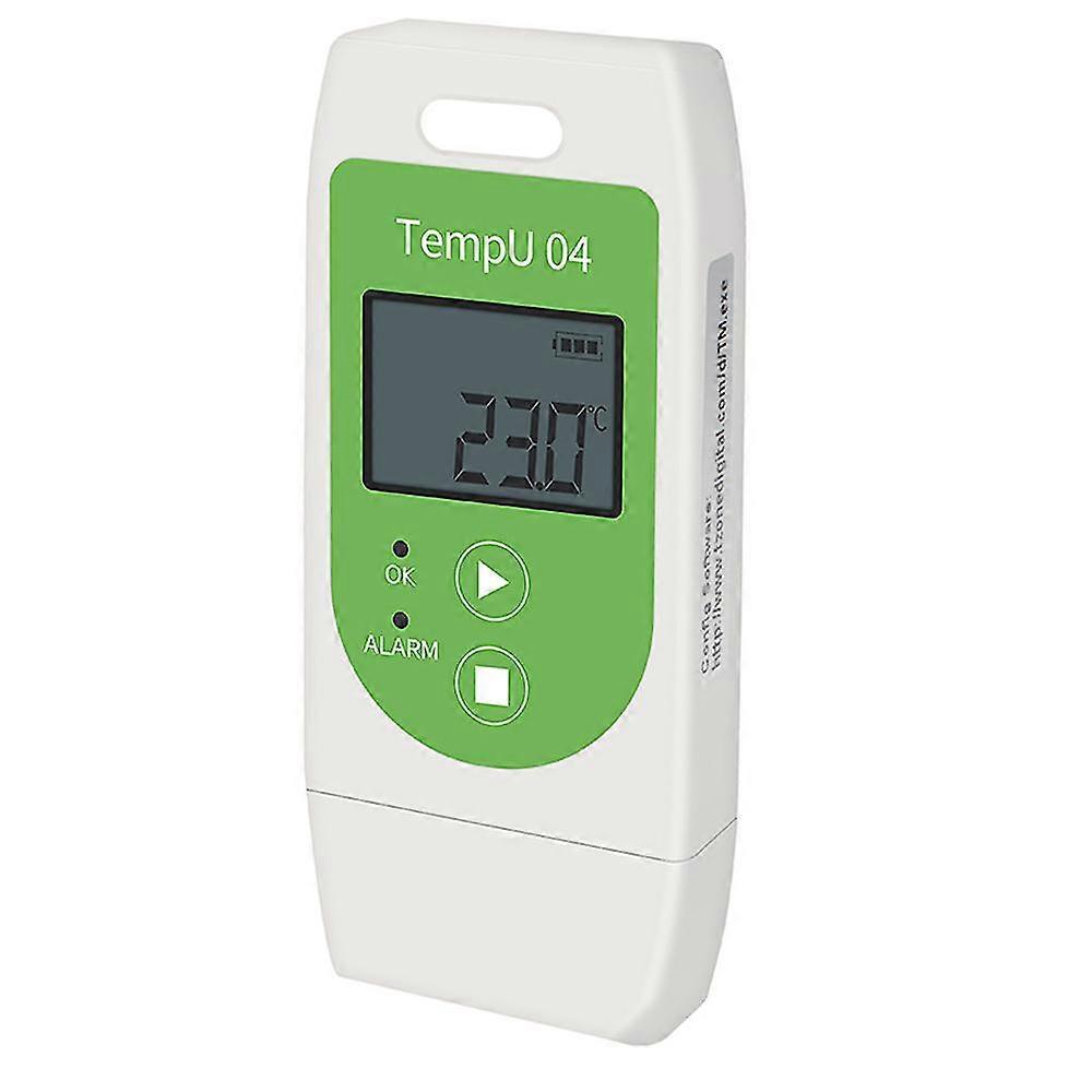 Enregistreur de données de température USB Enregistreur de température réutilisable Tempu 04 PDF Rapport Enregistrement de la température dans
