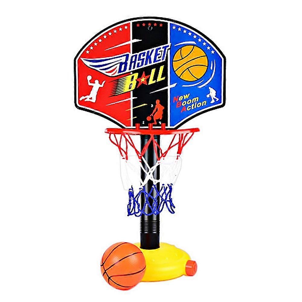 ילדים ילדים חישוקי כדורסל ניידים סט מעמדים גובה מתכוונן עם צעצועים מתנפחים גן קיץ חיצוני