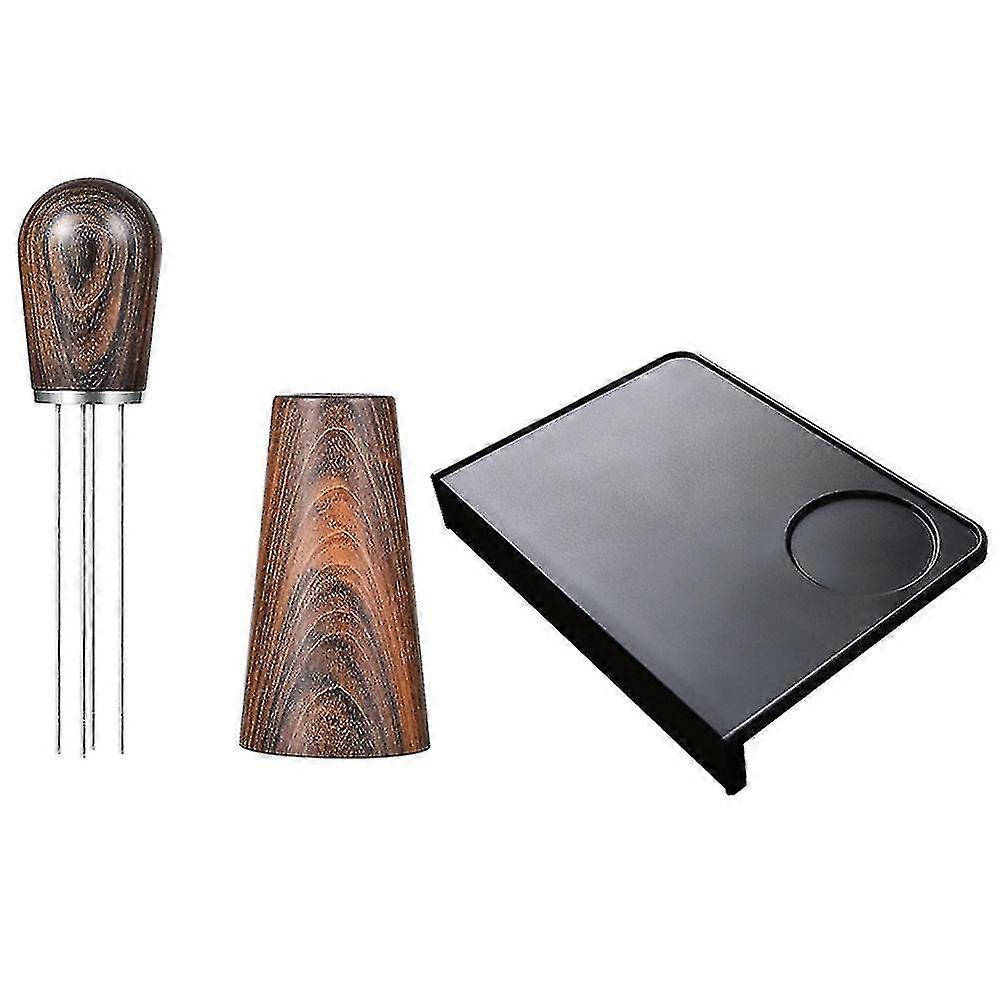 Espresso Coffee Stirrer Withtamper Mat, Compatible With Espresso Distribution, B