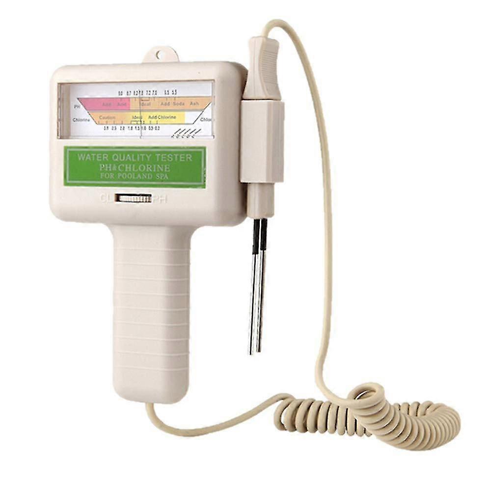 Pc101 Ph & Cl2 Test 2 In 1 Electronic Spa Digital Tester Water Quality Detector Residual Chlorine Analysis Monitor