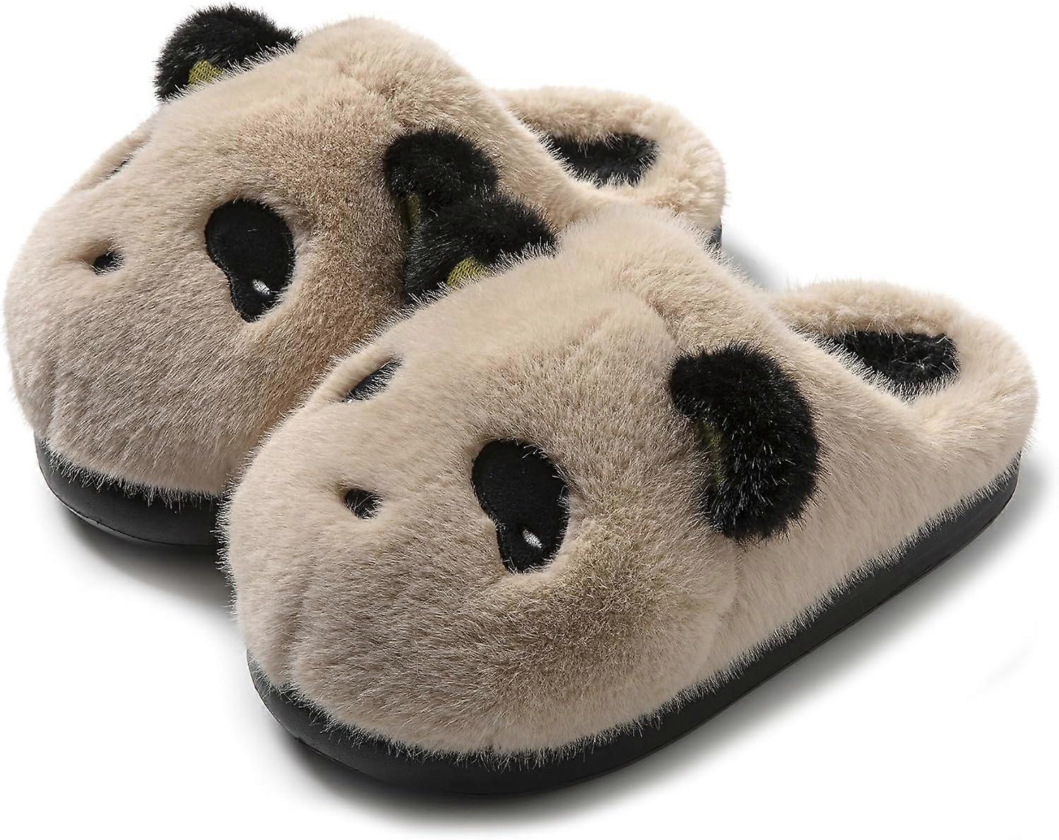 Panda Slippers Women's Slippers Plush Animal Slippers Warm and Soft Home Slippers for Indoor/Outdoor