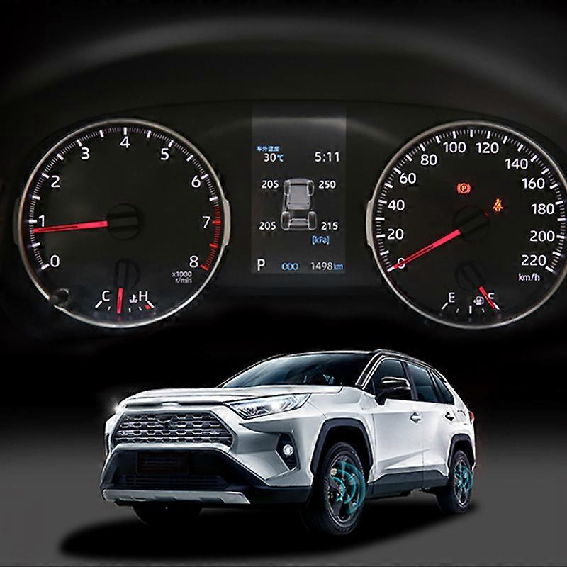 Smart Car TPMS Reifendrucksensor Überwachungssystem für Toyota Rav4 2019-2023 Xa50 Digital LCD Display Auto Security Alarm