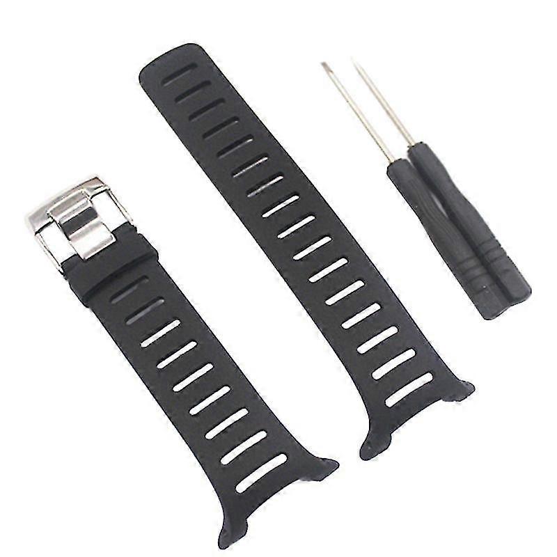 Soft Rubber Watch Band Metal Buckle Wrist Strap With Screwdrivers For Suunto T1 T1c T3 T3c T3d T4c T4d T Series Smart Watch Accessories