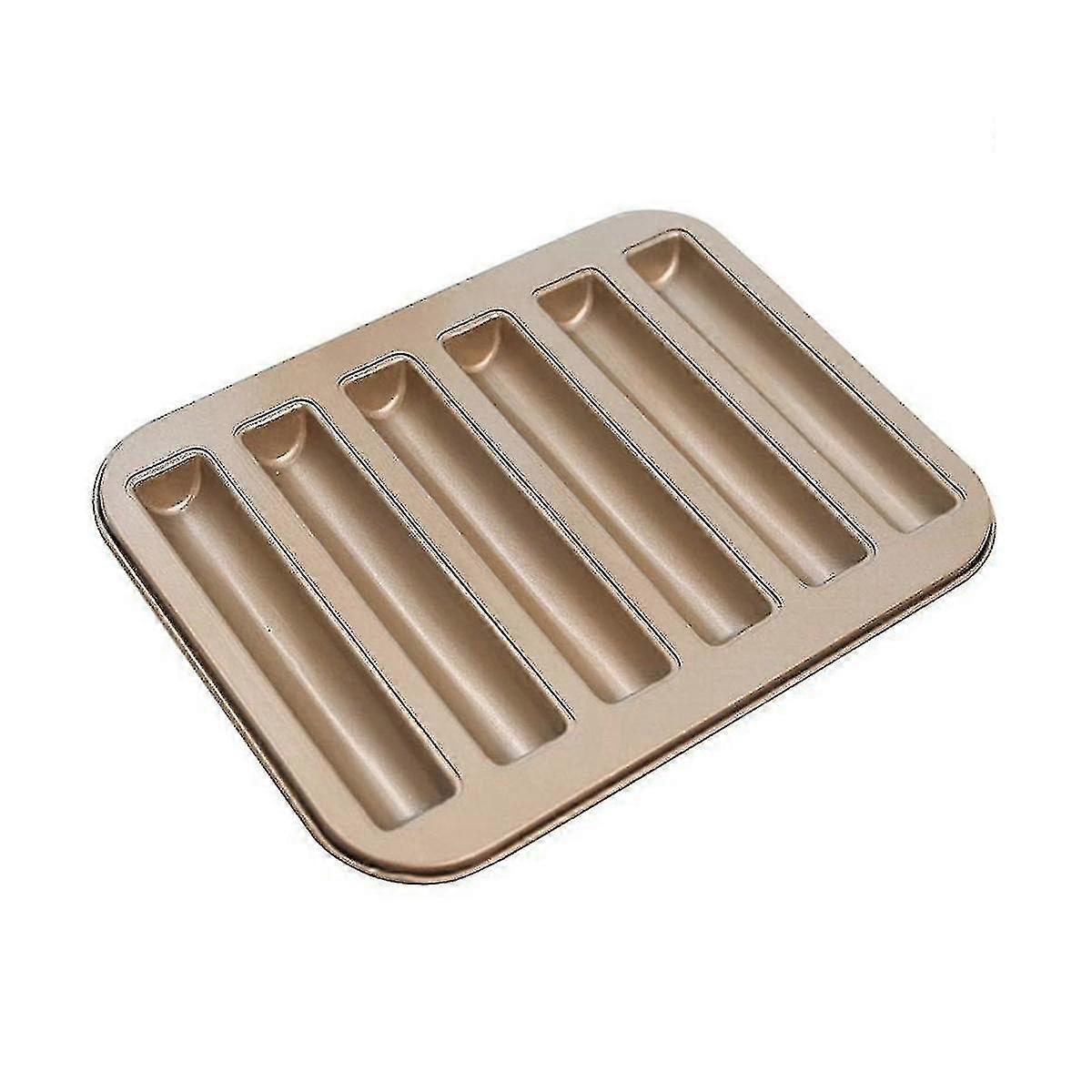 Biscuit Stick Baking Tray Carbon Steel Breadstick Biscotti Ladyfinger Small Muffin Cupcake Tin Tray
