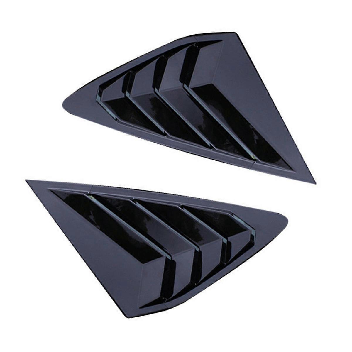 Rear Side Window Louvers Spoiler for Accord 2023 2024 11Th Accessories Scoop Shade Cover - Bright B