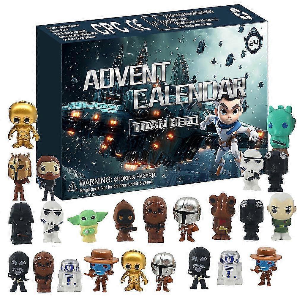 2024クリスマススターウォーズフィギュアアドベントカレンダーモデルおもちゃクリスマス24日カウントダウンドールブラインドボックスキッズサプライズギフト