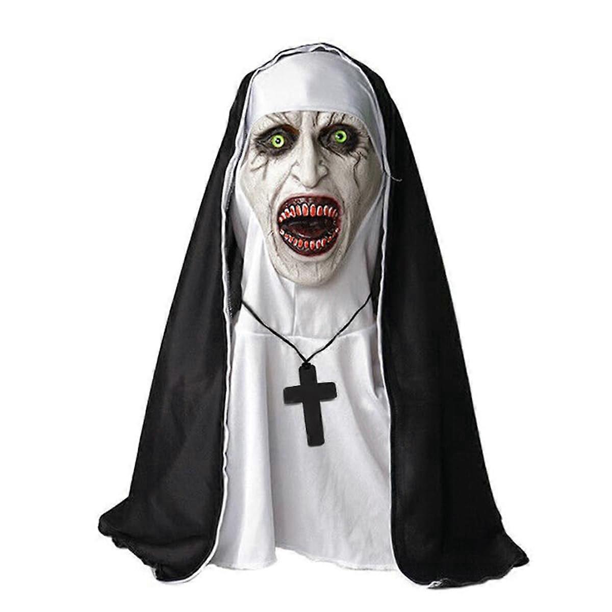 Creepy Halloween Mask, Scary Masks, Scary Halloween Mask with Pendant, Perfect for Masquerade Parti