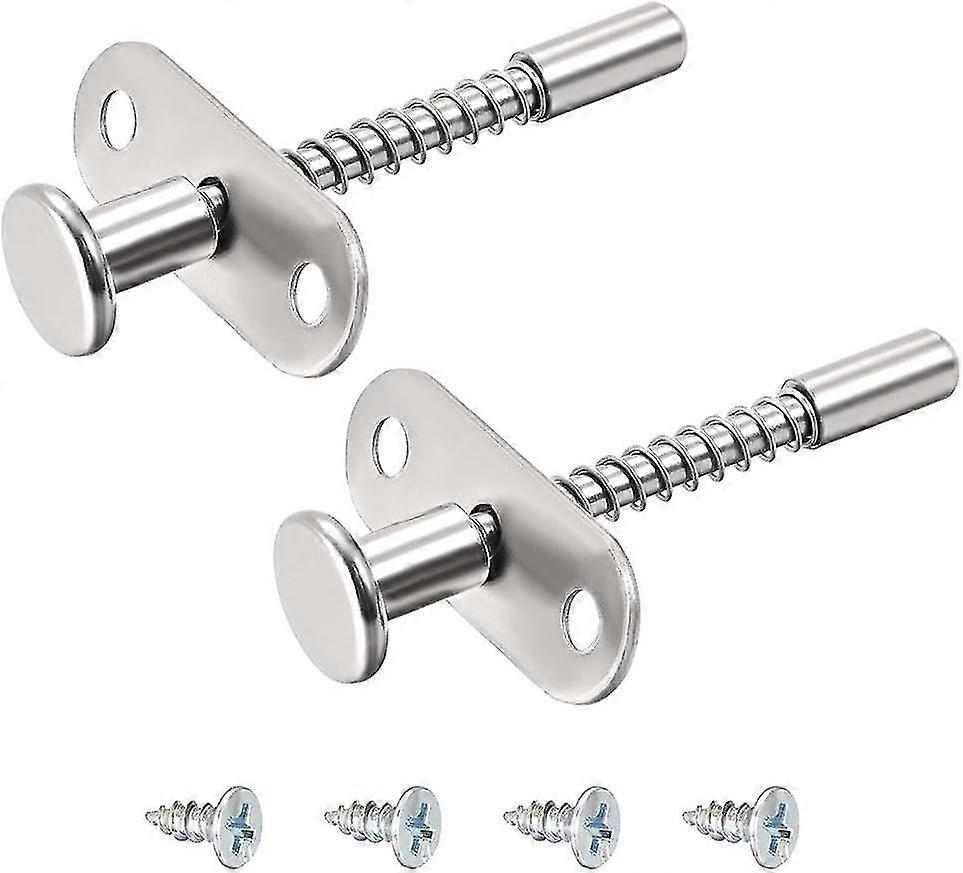 Kolbenriegel, gefedert, Edelstahlfeder, Gesamtlänge 60–70 mm