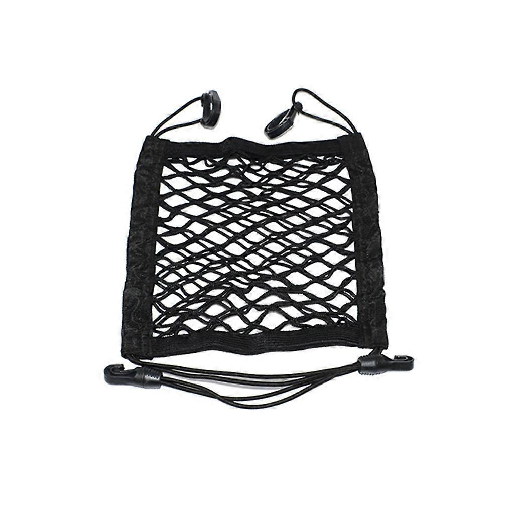 Car Back Rear Trunk Storage Net Seat Elastic String Net Magic Sticker Mesh Storage Bag Auto Organizer Seat Back Bag Freeshipping