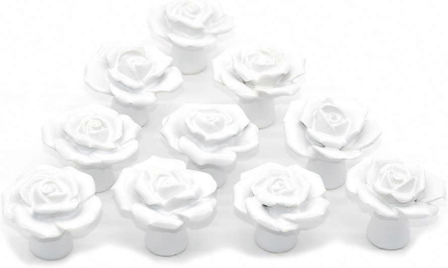 10 x Drawer handles and knobs drawer knobs, Ceramic door handle, furniture knobs
