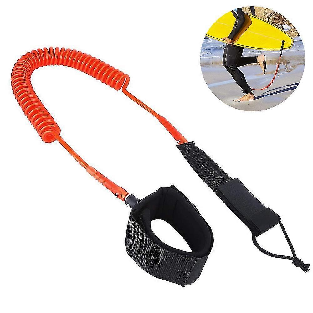 Coiled Sup Leash  Premium Design For Flat & Open Water Stand Up Paddle Board