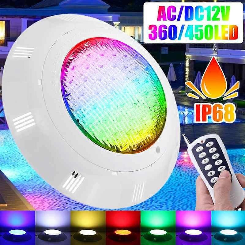 35W 45W LED Underwater Swimming Pool Lights RGB Color Changing AC12V IP68 Waterproof Lamp with Remote Controller