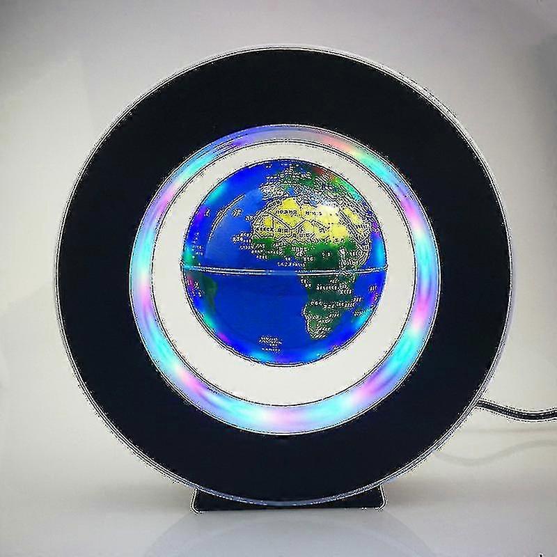 Floating Globe With Led Lights Levitating Globe Magnetic World Map For Decoration