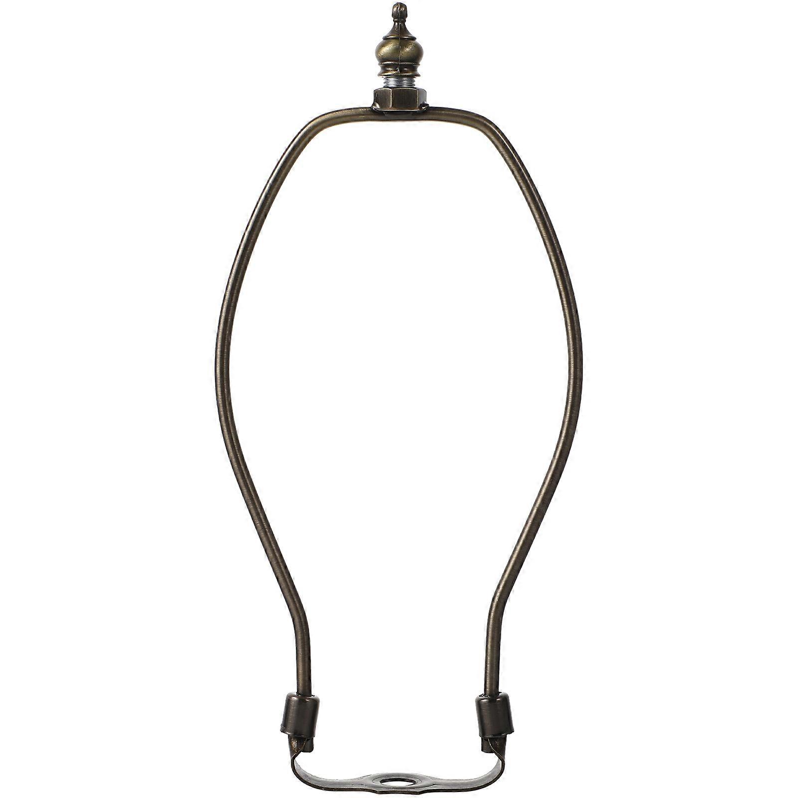 1Pc Lamp Horn Frame Lampshade Bracket (8 Inch, Bronze)