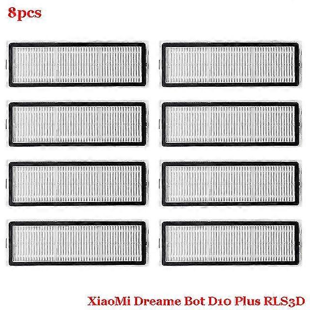 For Xiaomi Dreame Bot D10 Plus Rls3d Robot Vacuum Cleaner Replacement Parts Main / Side Brush Hepa Filter Mop Cloth Dust Bag