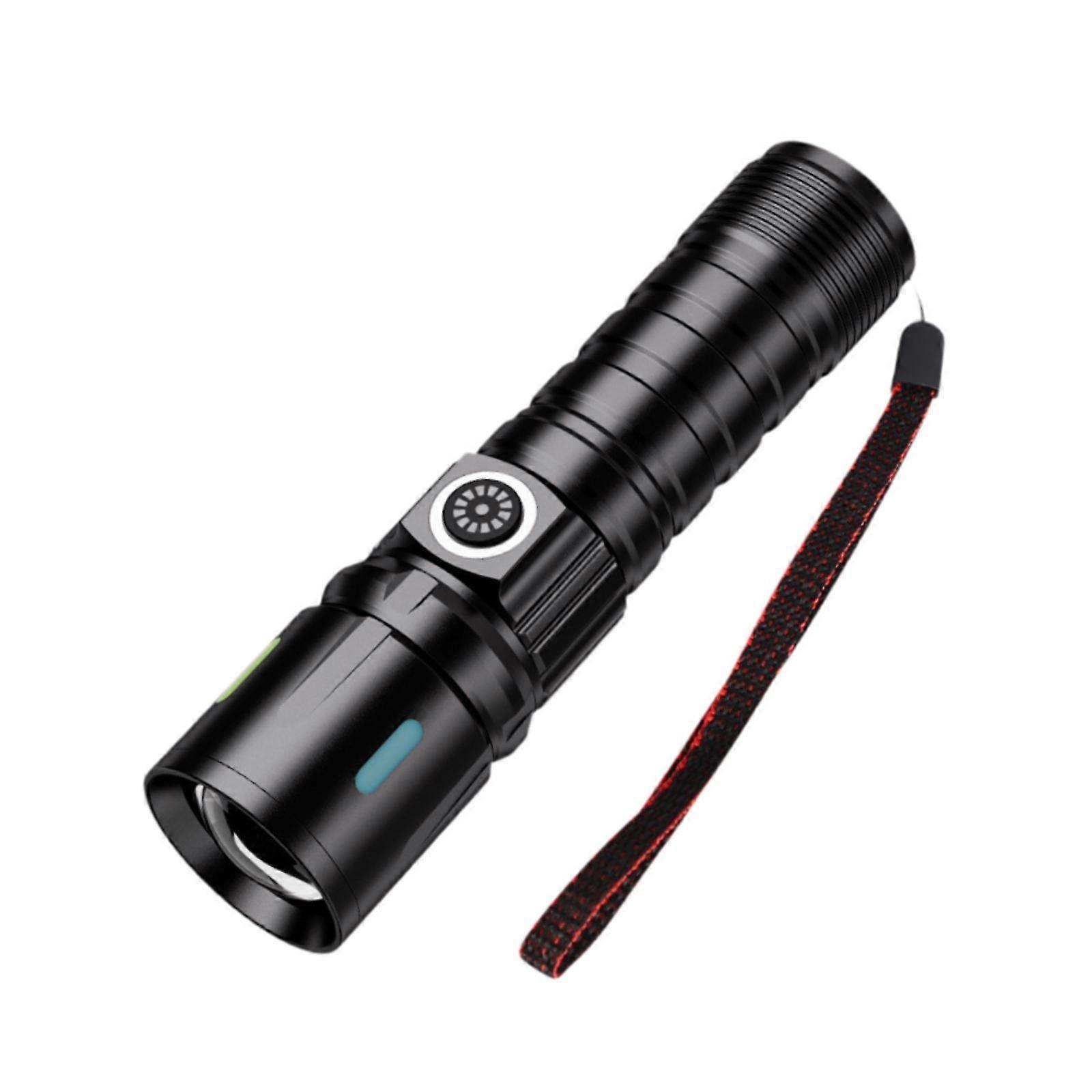 Strong Power LED Flashlight Strong Light Hand Lantern for Travel Backpacking
