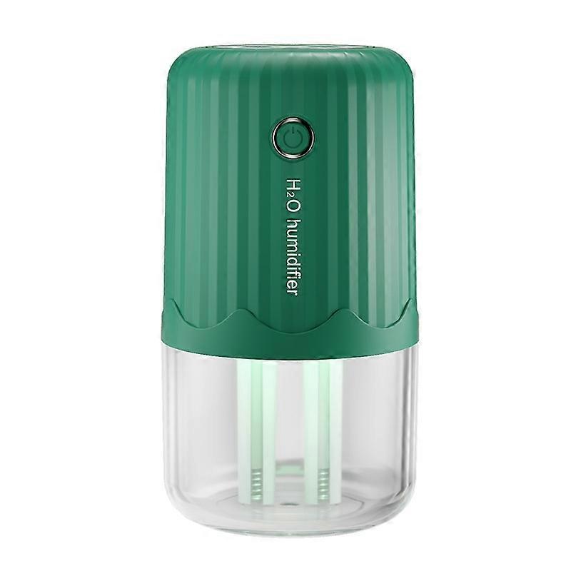 T06 Dual Spray Night Light Humidifier Green Battery