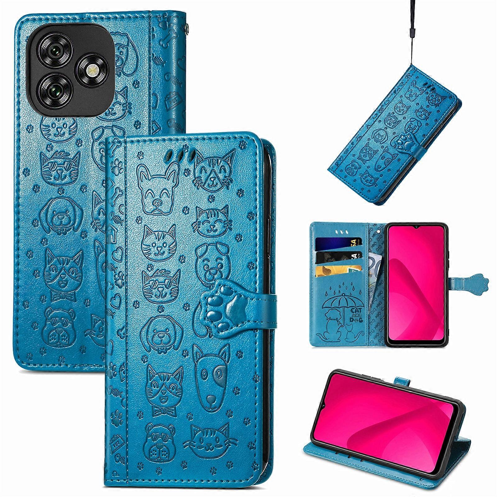 Cat and Dog Embossed Case For Oukitel C53