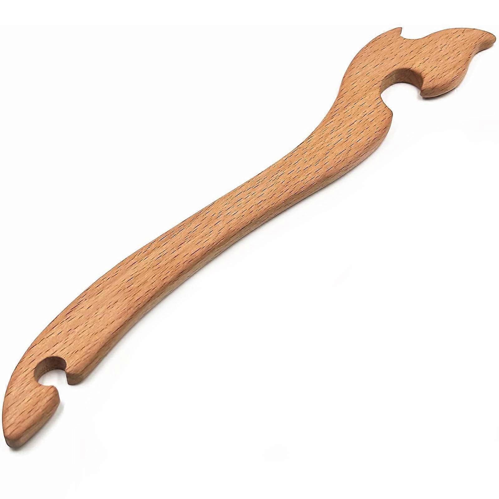 Wooden Oven Rack Puller Stick, Push Pull Tool with Longer Handle Ideal for Kitchen