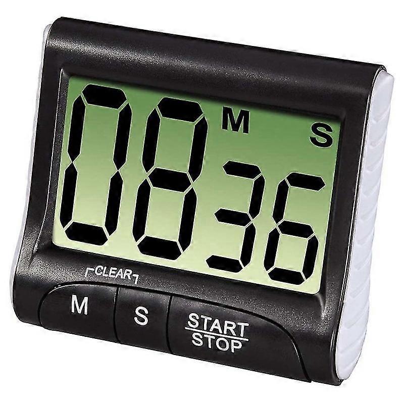 Digitaler Küchen-Timer, Countdown, extra große Anzeige, starker Magnethalter und einziehbarer Halter,