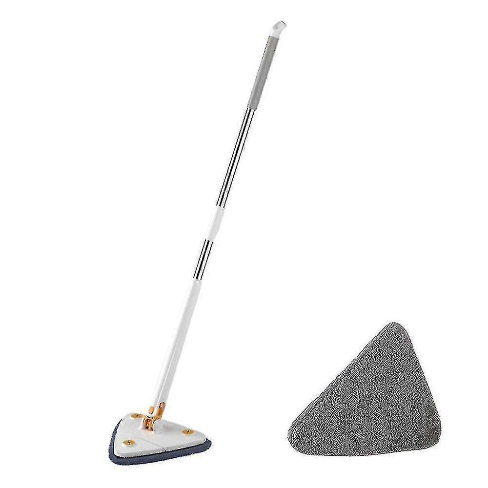 360 Rotatable Adjustable Cleaning Mop Wet & Dry Dual Use Triangle Free Hand Wash