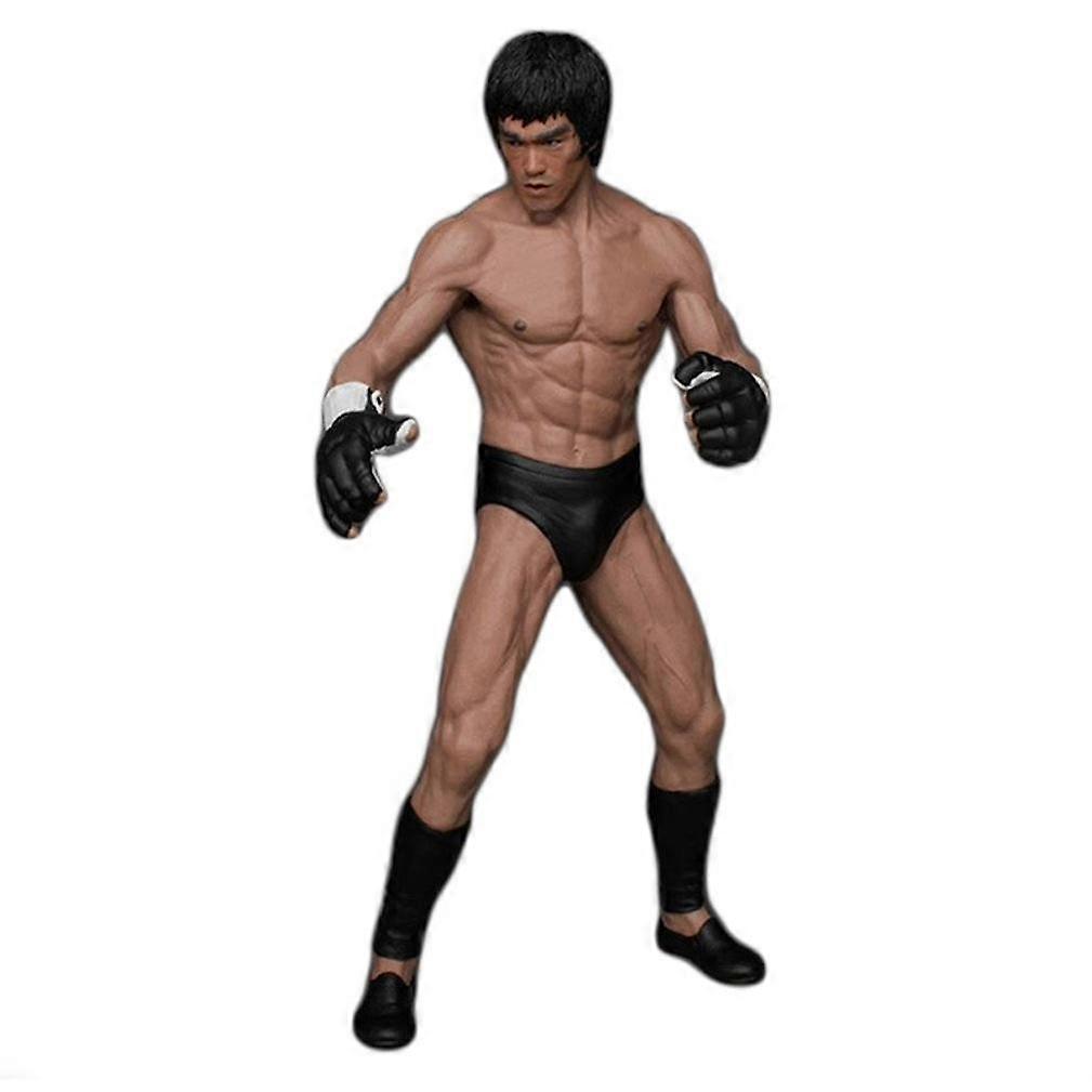 Action Figure Bruce Lee Father of Comprehensive Fighting Statue 19cm