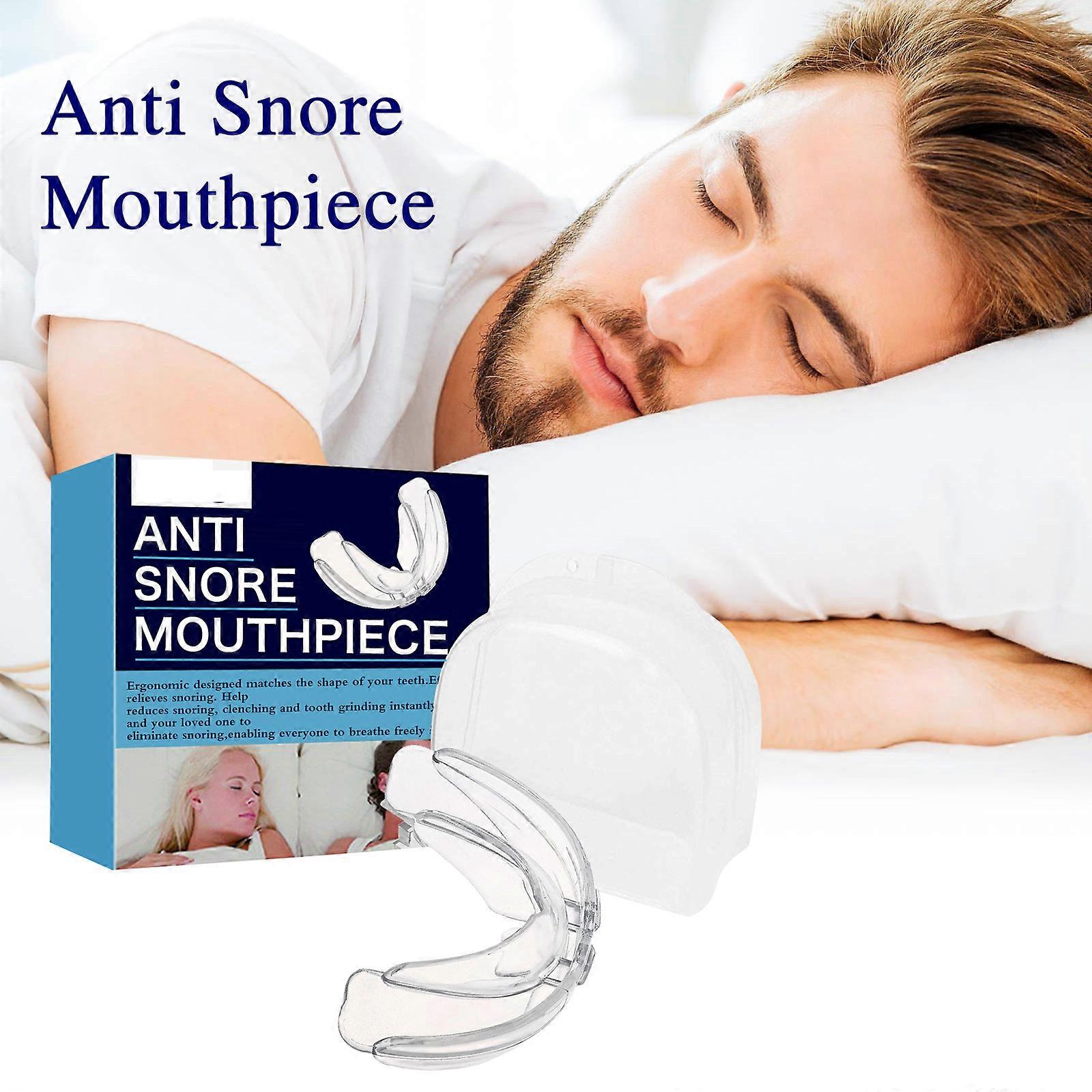 Anti-Snoring Mouth Guard, Advanced Snore Solution Mouthpiece, Stop Snoring Devices Night Guard for Clenching & Gnashing