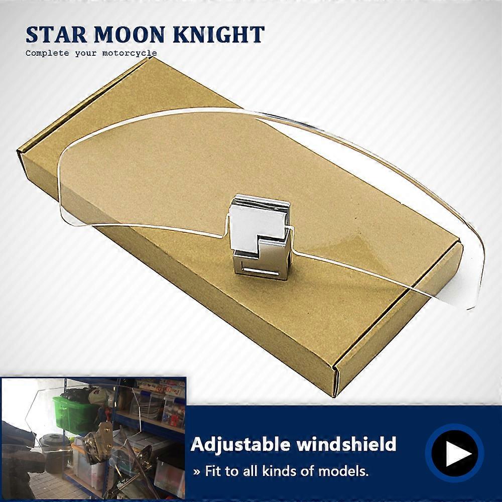 For Aprilia Victory All Windshield Model Motorcycle Universal Airflow Adjustable Bolt-On Variable Spoiler Windscreen