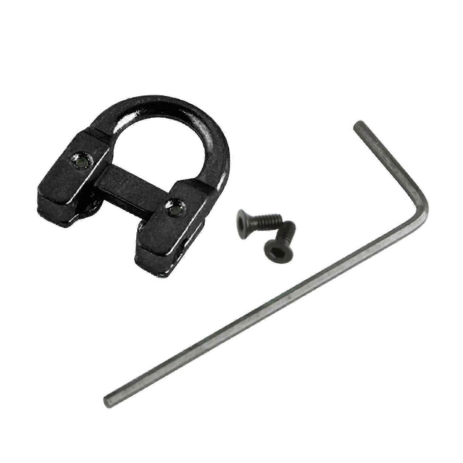 Archery D Loop Arrows String Release Ring Loop With Wrench Bow For Hunting Black Banmo
