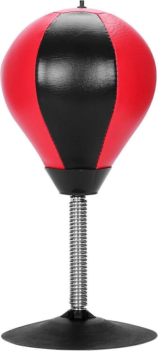 Upgraded Desktop Punching Bag Vertical Boxing Speed Ball Stress Buster Relief with Stand Boxing Punc