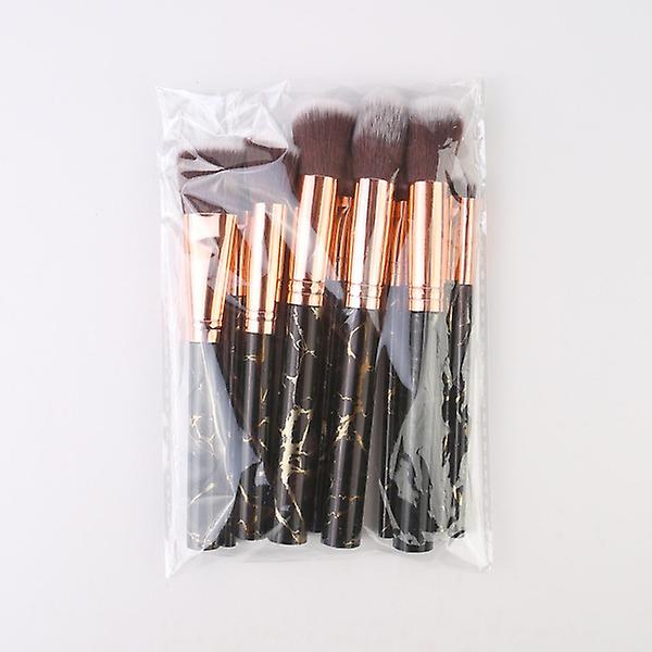 10pcs White Marble Brush Makeup Brushes Tool Set Cosmetic