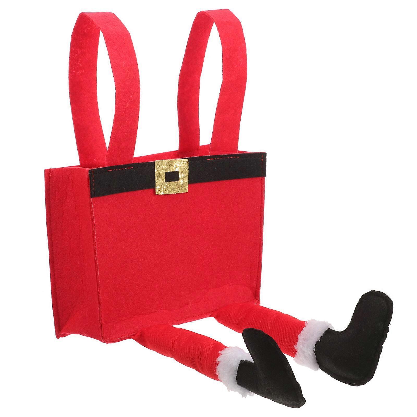 عيد الميلاد علاج حقيبة عيد الميلاد هدية حقيبة قماش حلوى هدية التعبئة حقيبة الكرتون عيد الميلاد هدية حقيبة يد