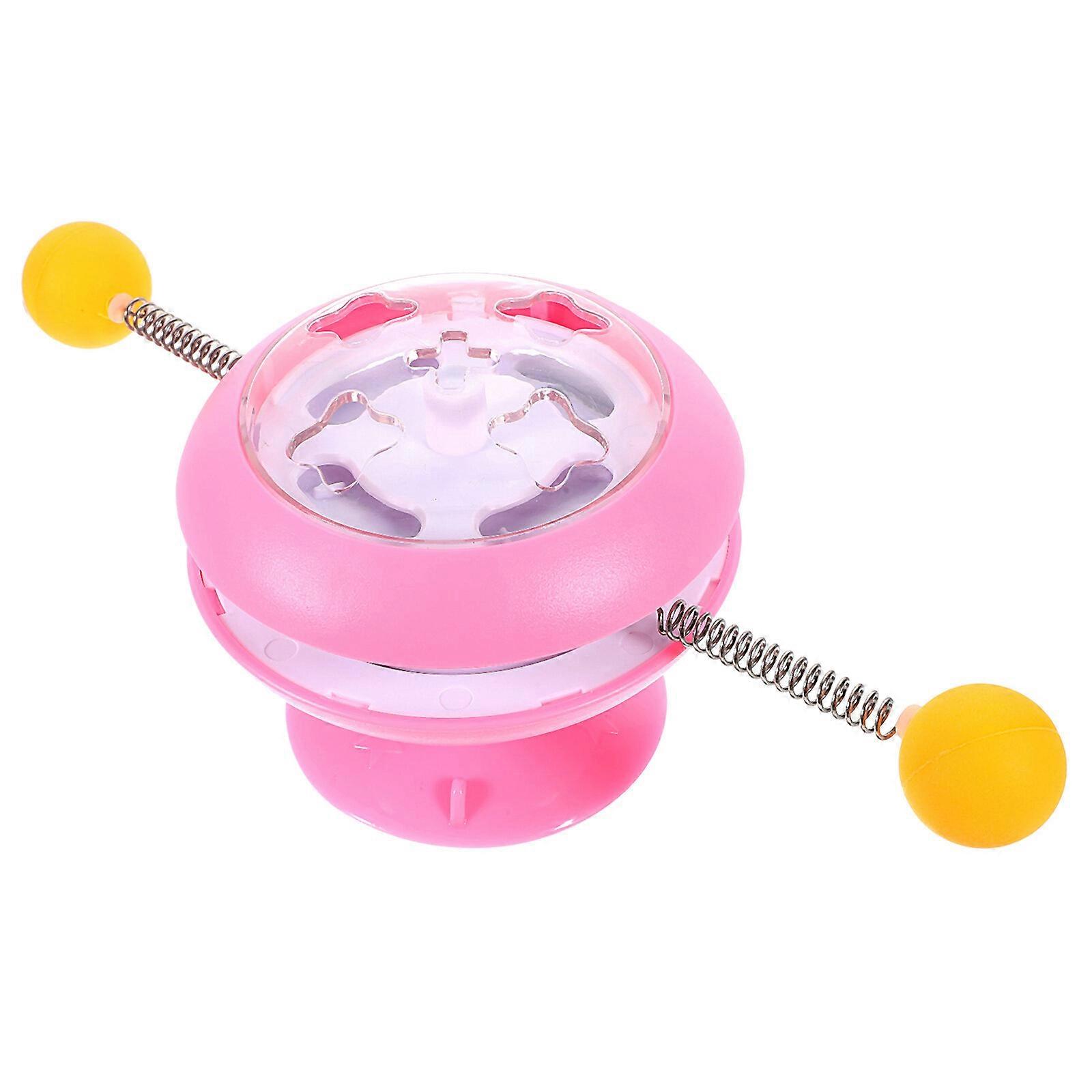 Cat Turntable Toy Interactive Cat Teasing Toy Multi-function Cat Teaser Toy