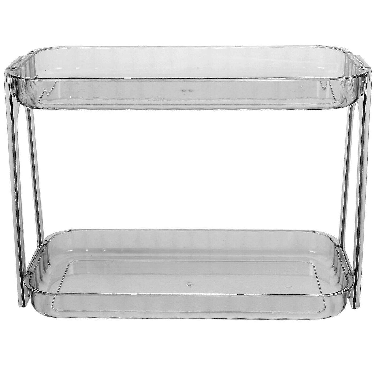 Bathroom Countertop Shelf Storage Shelf Desktop Cosmetic Shelf Toiltery Organizer