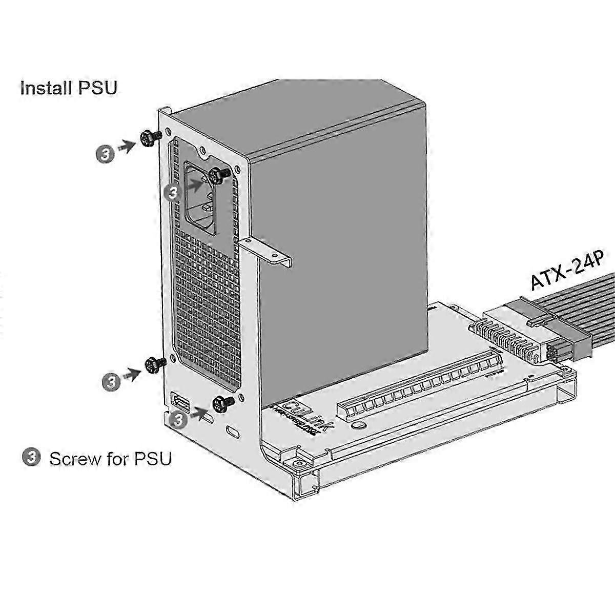 Gpu Dockningsstation för grafikkort Höghastighets Externt Grafikkort Docka Ocup4v2 Signal Enhancement Chip PCI-e4.0