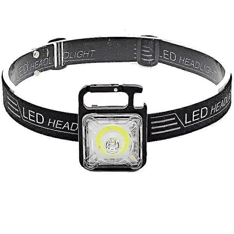 Multi-light Color Portable Key Chain Lamp Headlamp Multi-function Mini Led Flashlight Cob Tent Torch With Magnetic Headlight