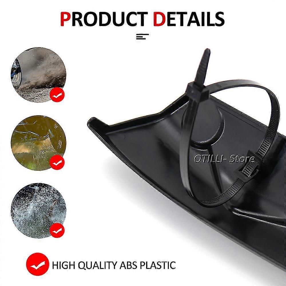 Front Fork Guards For Kawasaki KLX250 KDX125/200/250 KLX650 – Lower Fork Covers, Black Plastic Replacement Set