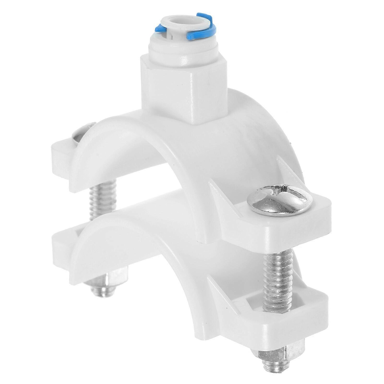 Drain Saddle with 1/4 Inch Quick Connect Plastic Water Filters Clamp