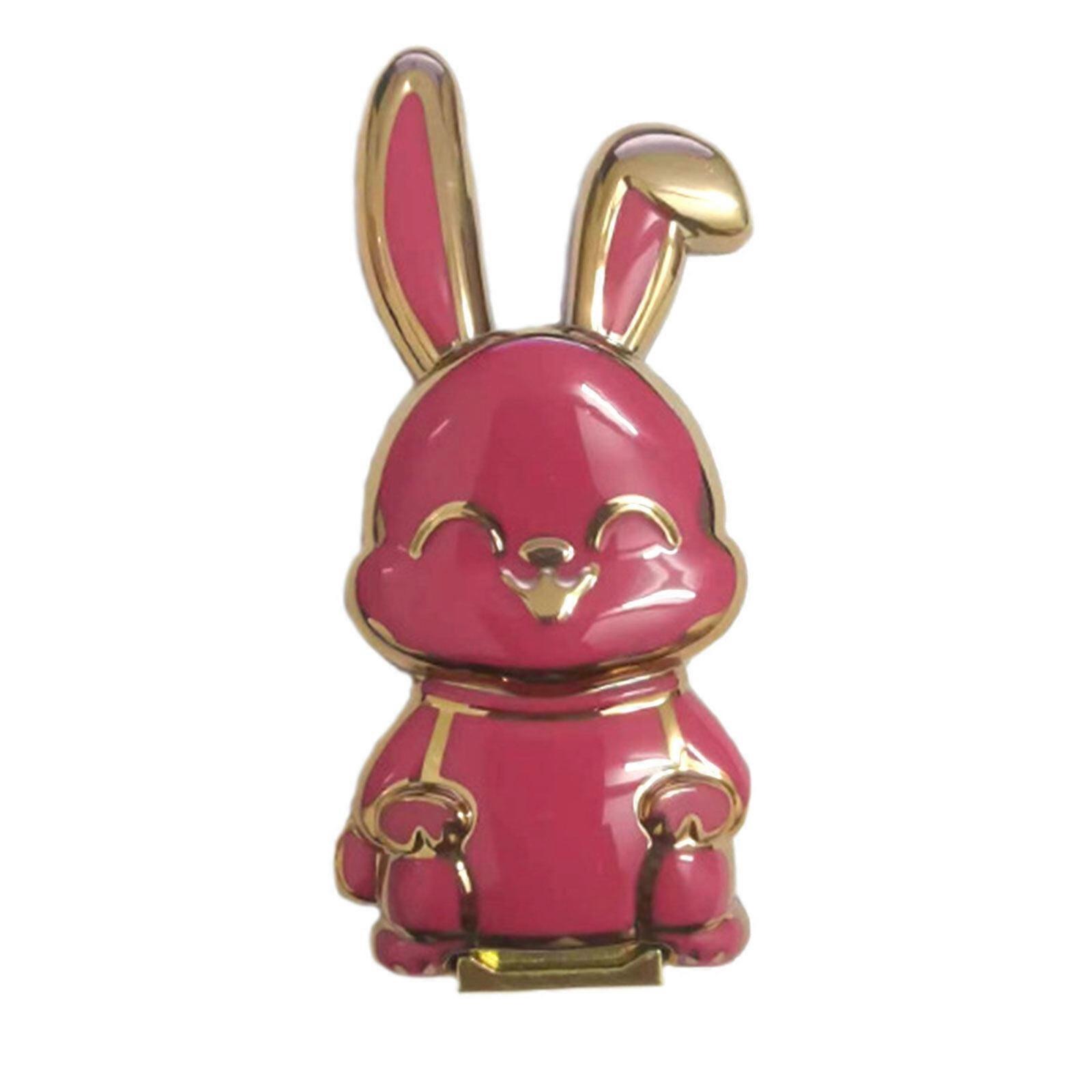 100% novo, mesa 3d suporte do telefone dobrável suporte do telefone morango bolha dobrável coelho titular do telefone móvel