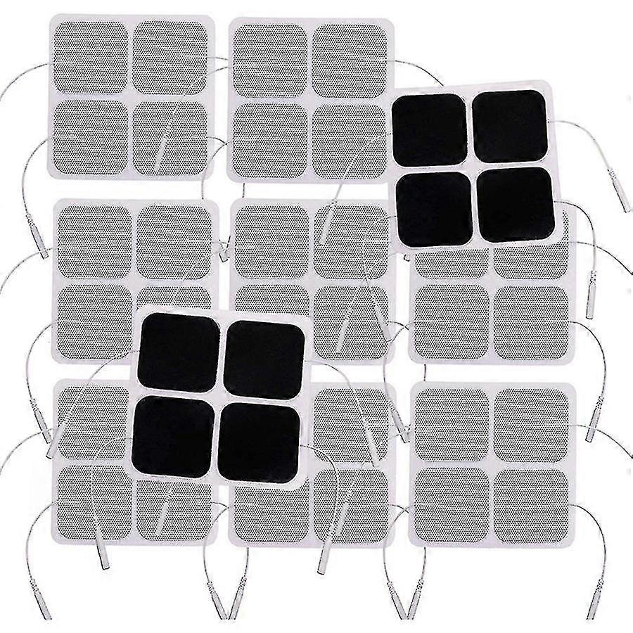 40pcs Tens Unit Pads, 2x2 Electrodes For Ems Muscle Stimulator Electrotherapy Pads