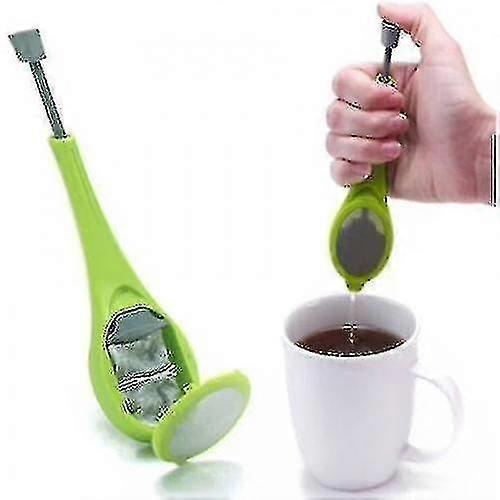 Tea Pusher Pusher Type Silicone Reusable Tea Bag