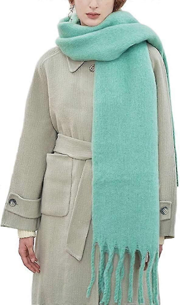 Large Chunky Scarf Colorful Cashmere Feel Oversized Scarves Blanket Soft Big Wool Shawl Thick Winter Warm Women