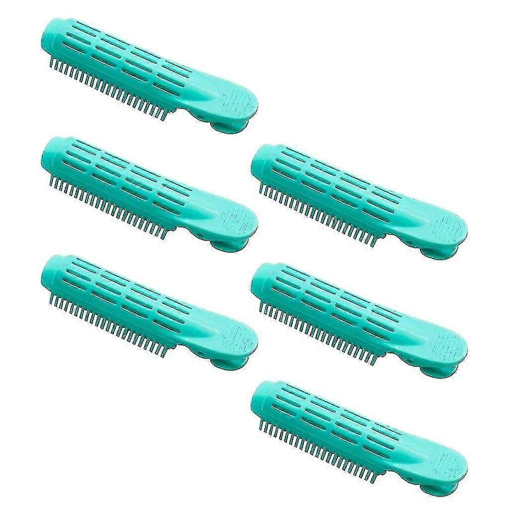 Salon Curling Clips Root Perm Wands (6 Pieces, Green)
