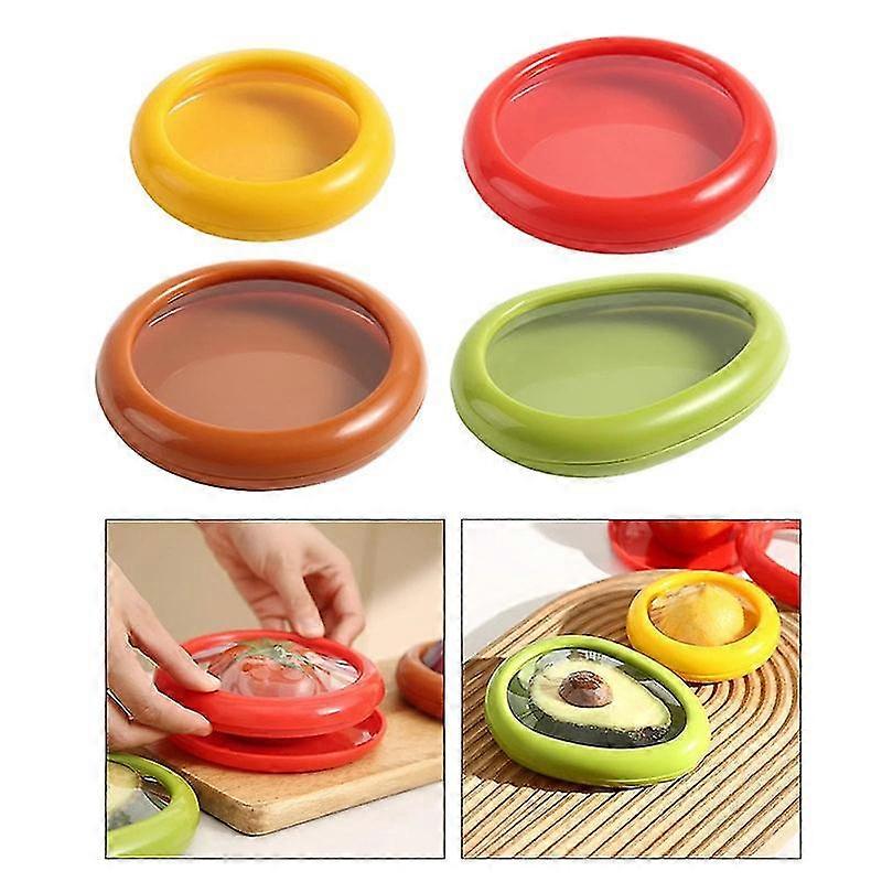 Schowki w kształcie warzyw owocowych do lodówki, Avocado Saver Onion Holder Tomato Storage Lemon Keeper Pojemniki