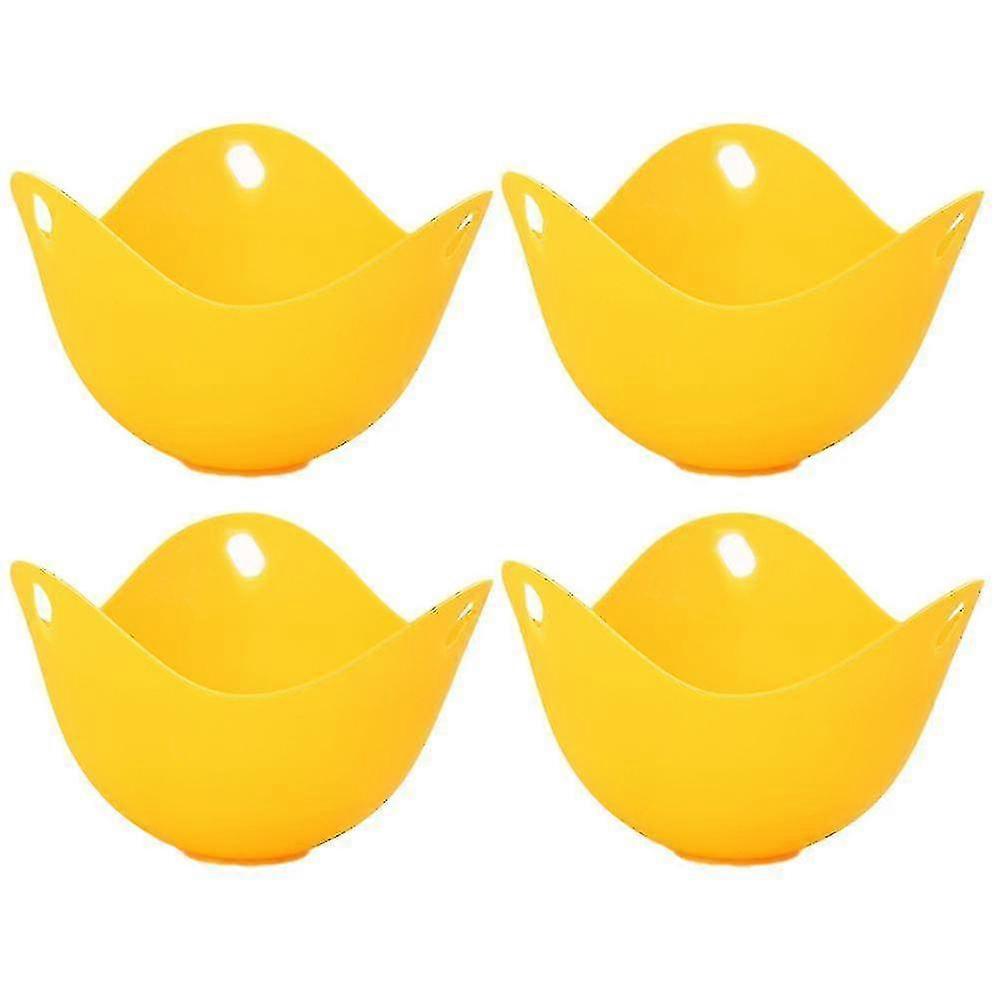 4pcs Poached Egg Er With Ring Ders,silic Egg Poacher