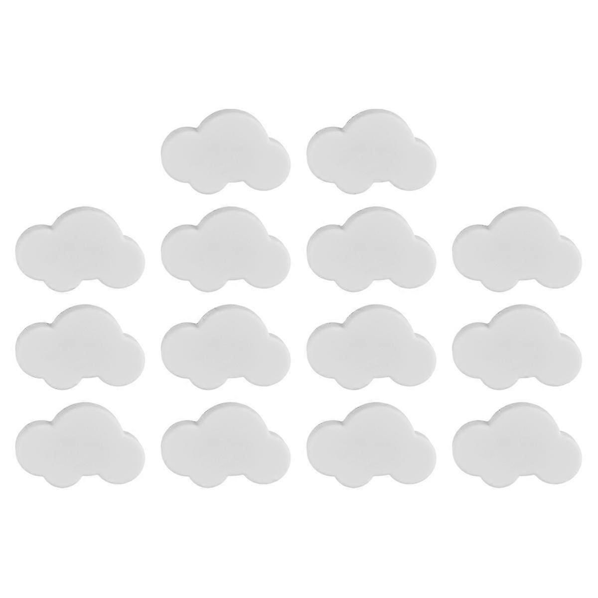 Knobs For Children's Room, Pack Of 14 Furniture Knobs, Drawer Handles, Decorative Cartoon Cloud Shape Drawer Knobs