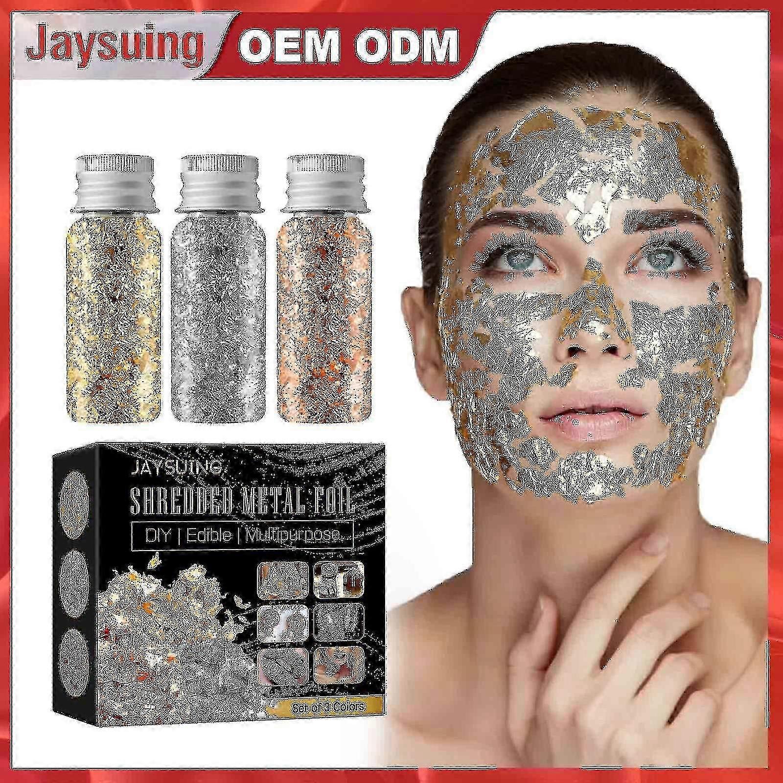 Jaysuing Tri-color Gold Foil Decorative Set |