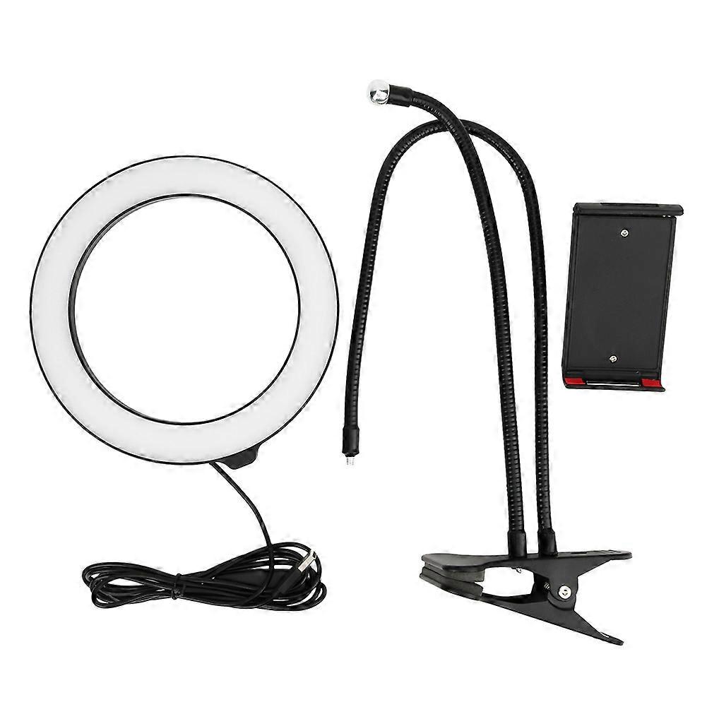 Universal Adjustable Selfie Ring Light Fill Lights with Support Bracket Phone Clip for Live Broadcast