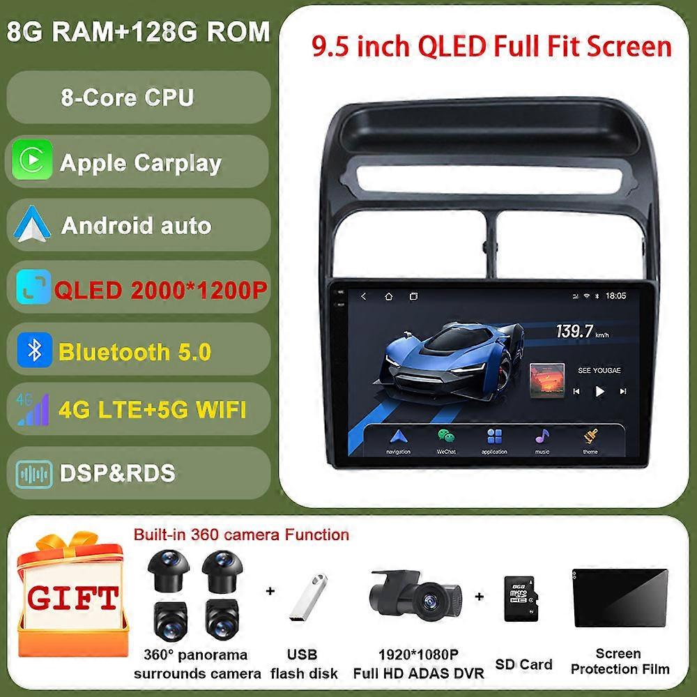 Redkid Ai Voix Pour Fiat Grande Punto Linea 2007 - 2012 Bt5.0 Sans Fil Carplay Android Auto Radio Vo