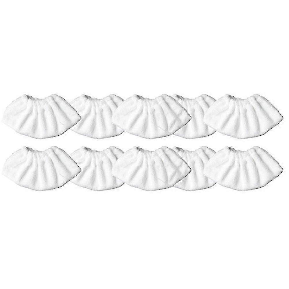 10 Pieces of Microfiber Steam Mop Cloth Cleaning Pad Accessories suitable for Easyfix SC1 SC2 SC3 SC4 SC5 St